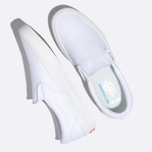 Vans Bayan Kaykay Ayakkabısı Slip-On Pro Beyaz | 19236-244